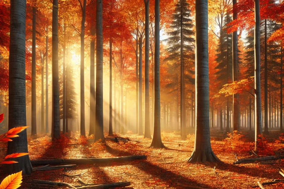 Herbstwald erstellt mit ChatGPT
